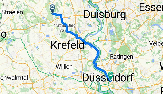 Von Rheurdt bis Düsseldorf