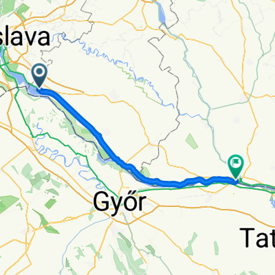 !!Šamorín to Komárno (77km)