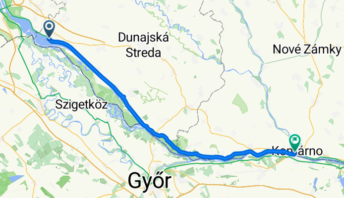 !!Šamorín to Komárno (77km)