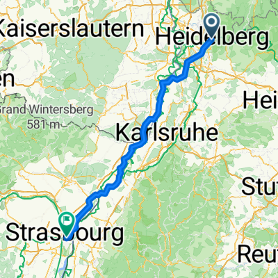 Von Heidelberg bis Straßburg