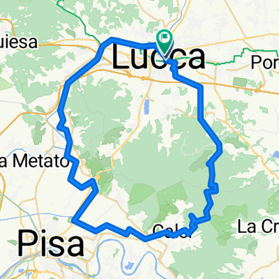 Via del Fosso, Lucca to Via del Fosso, Lucca