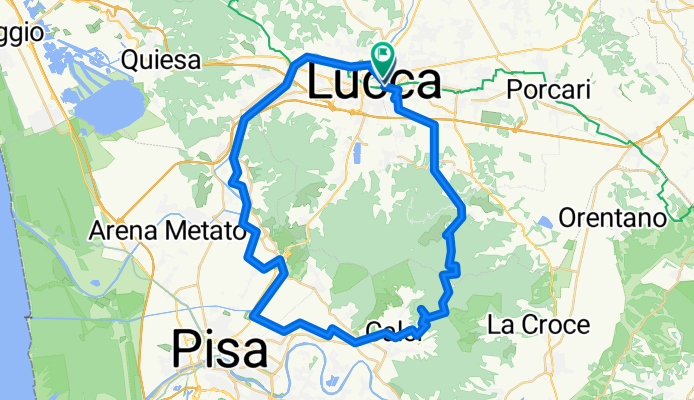 Via del Fosso, Lucca to Via del Fosso, Lucca