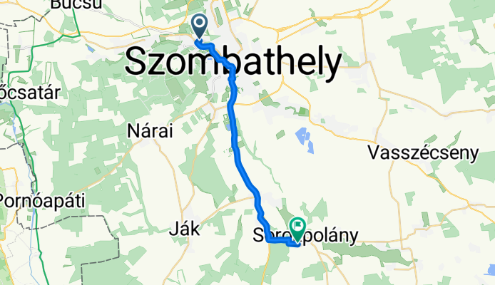 Kassák Lajos utca, Szombathely - Temető utca, Sorokpolány