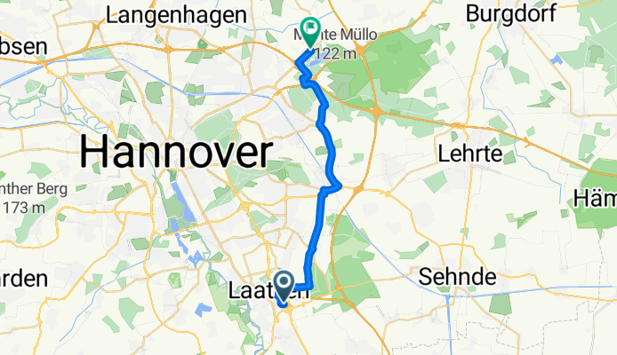 Lange Weihe, Laatzen nach Ernst-Grote-Straße, Isernhagen