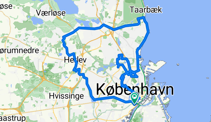 Route in København V