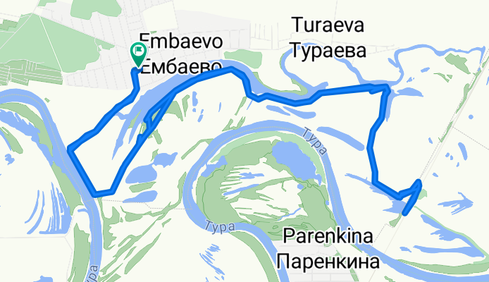 От улица Биктимирова до Советская улица