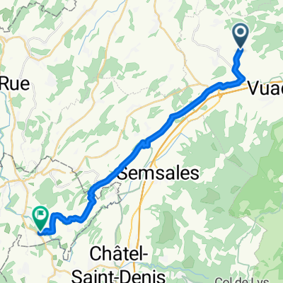 From Sâles to Palézieux-Gare