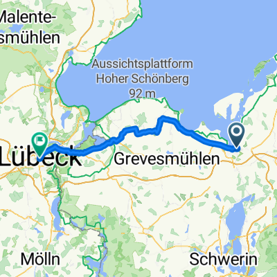 Wismar to Lübeck, Roadbike