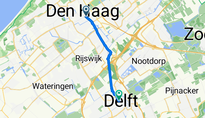 Spui, The Hague to Cameretten, Delft