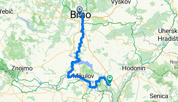 From Brno to Břeclav