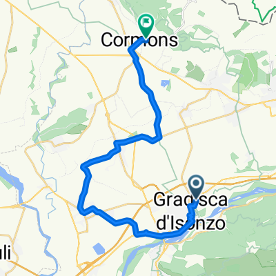 From Gradisca d'Isonzo to Cormons