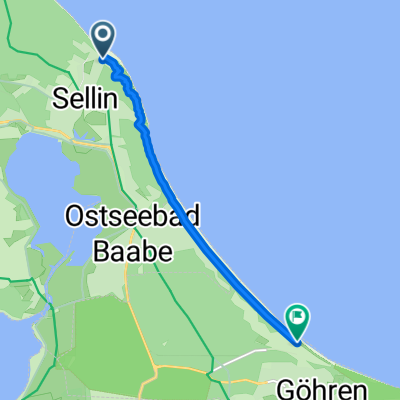 Wilhelmstraße, Sellin nach Nordstrand, Göhren