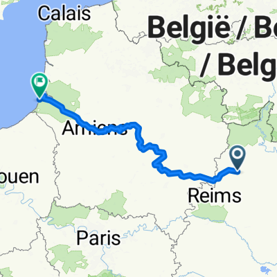 From Rethel to Cayeux-sur-Mer