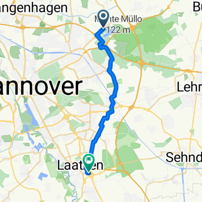 Ernst-Grote-Straße, Isernhagen nach Lange Weihe, Laatzen