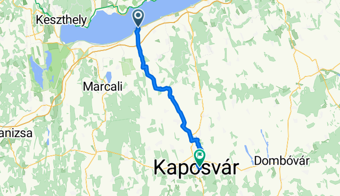 Balatonfenyves - Kaposvár