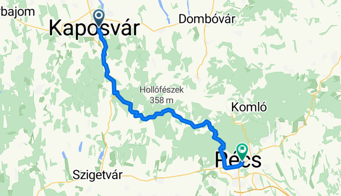 Kaposvár - Pécs