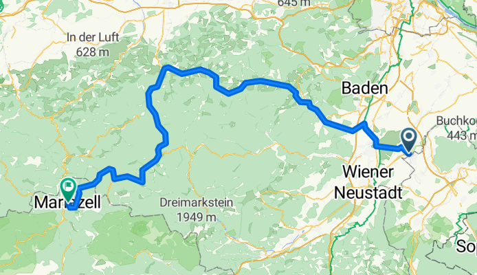 Von Ebenfurth bis Mariazell