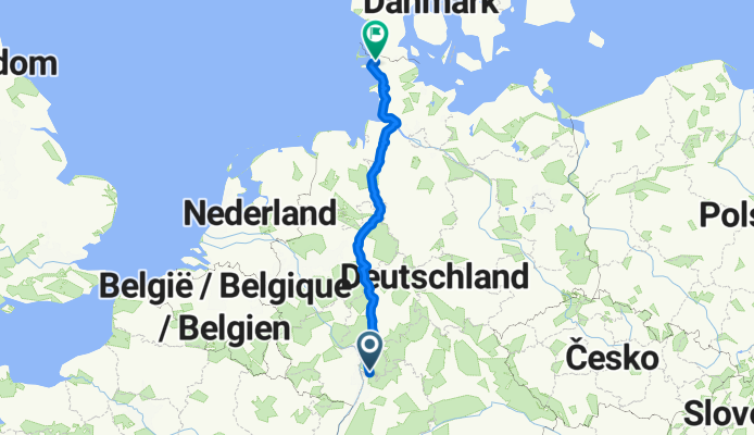 Weinheim nach Niebüll