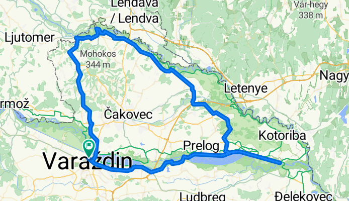 De Trg Matije Gupca à Trg Matije Gupca