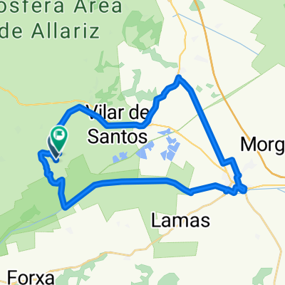 De Caserio Salgados a Lugar Santabaia