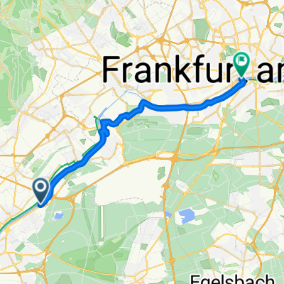 B43, Raunheim nach Frieden, Frankfurt am Main