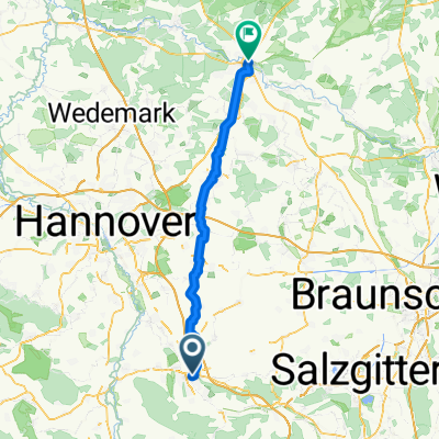 Route nach Celle 11 July 2025