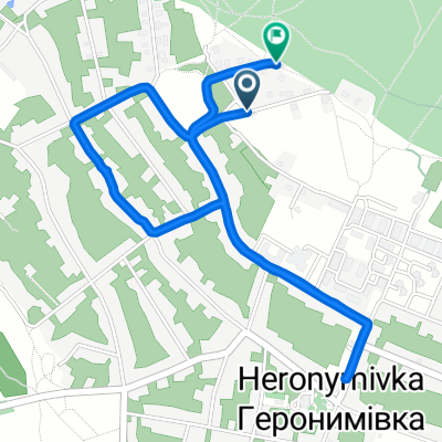 Route from Улица Шевченка