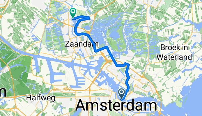 De Ruijterkade, Amsterdam to Guisweg, Zaandijk