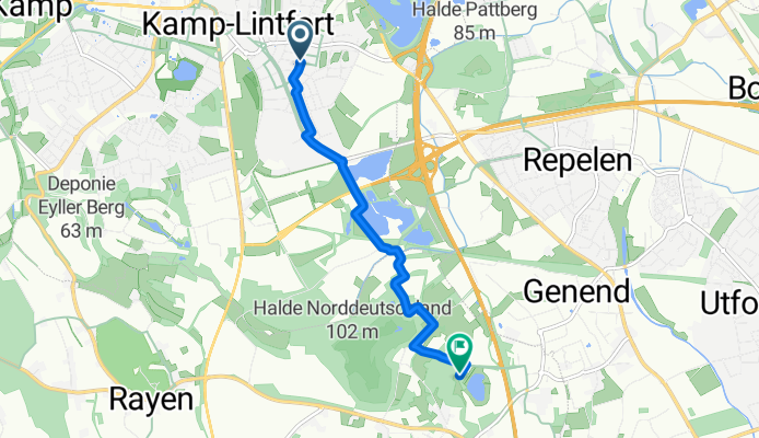 Walterstraße 8A nach Alte Mühle