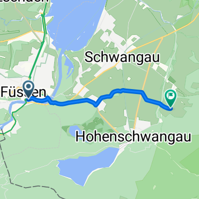 Lechhalde nach Tegelbergstraße
