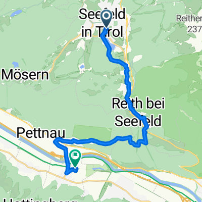 Riehlweg, Seefeld nach Gaisauweg, Hatting