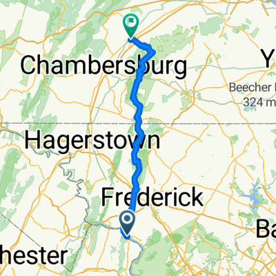 Point of Rocks - Smithsburg + Smithsburg - Fayetteville