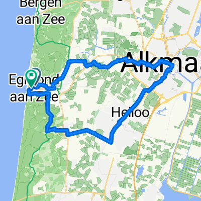 Egmond aan Zee bis Alkmaar und zurück