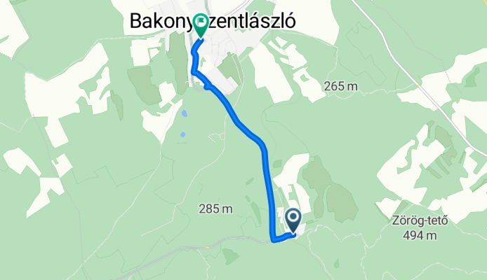 Vinye, Bakonyszentlászló - Petőfi Sándor utca, Bakonyszentlászló