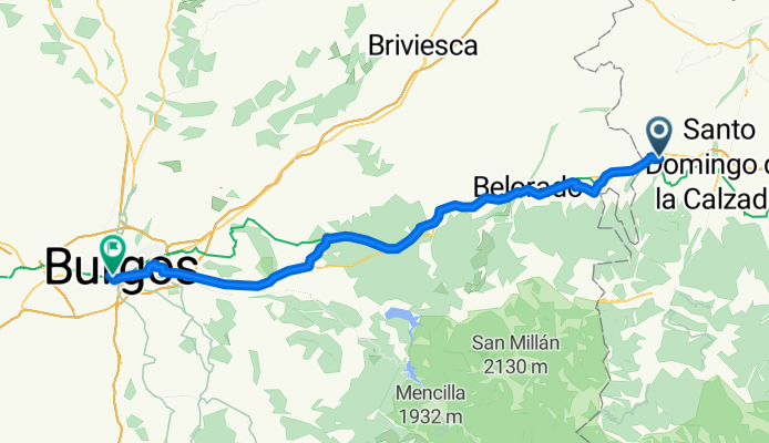 From Grañón to Burgos