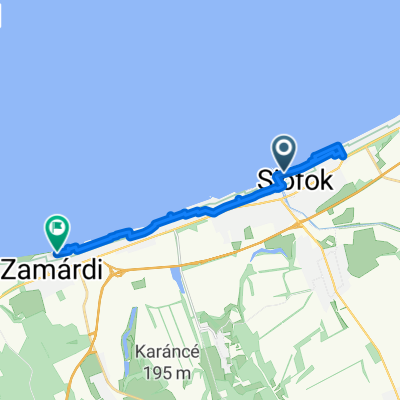 Petőfi sétány, Siófok - Fábián Gáspár utca, Zamárdi