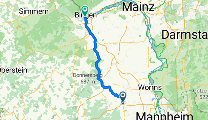 Grünstadt - Bingen am Rhein