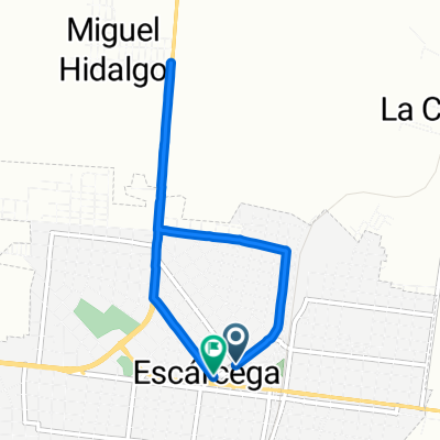 Calle 30-A, Escárcega a Calle 30-A, Escárcega