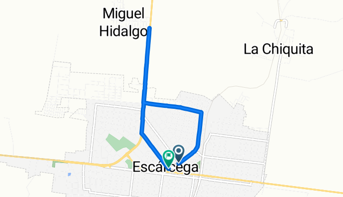 Calle 30-A, Escárcega a Calle 30-A, Escárcega