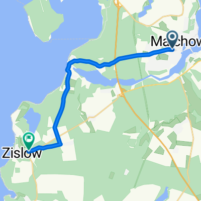 Kirchenstraße, Malchow nach Alter Forsthof, Zislow