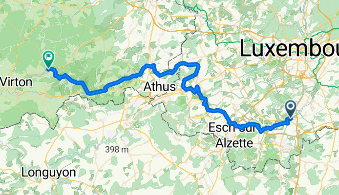 Route nach Virton