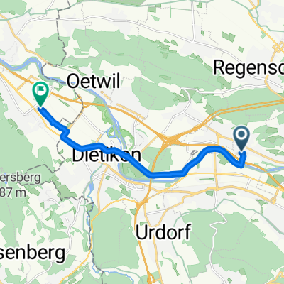 Rauchackerstrasse, Oberengstringen nach Sandäckerstrasse, Spreitenbach