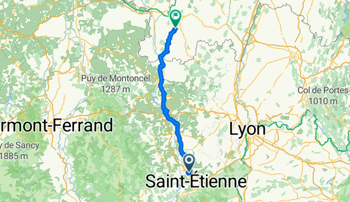 Chemin de Goutaillis, La Fouillouse à Route de Chevagny, Saint-Julien-de-Civry