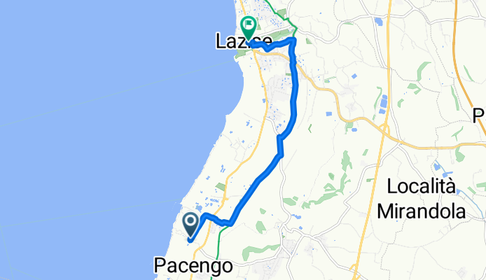Route in Lazise