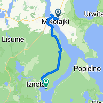 Złotych Kłosów, Mikołajki nach Iznota, Ruciane-Nida