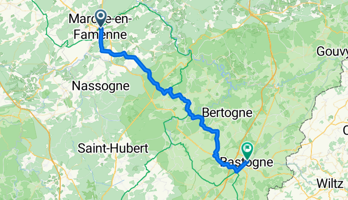Von Marche-en-Famenne bis Bastogne