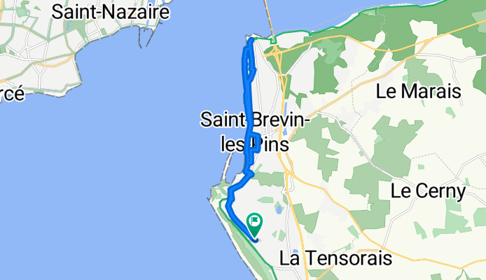 Route in Saint-Brevin-Les-Pins