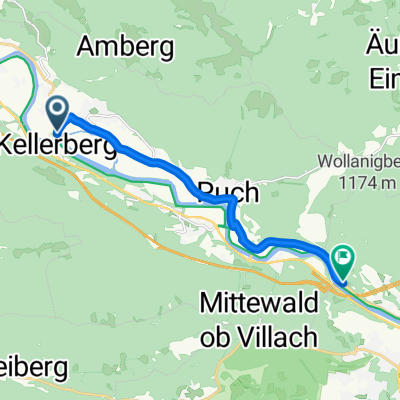 Untergrabenweg, Weißenstein to Rennsteiner Straße, Villach