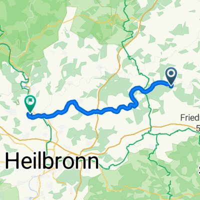 Forchtenberg - Bad Wimpfen 43km