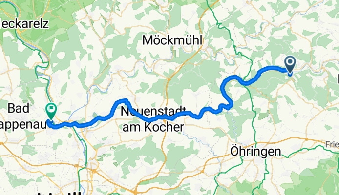 Forchtenberg - Bad Wimpfen 43km
